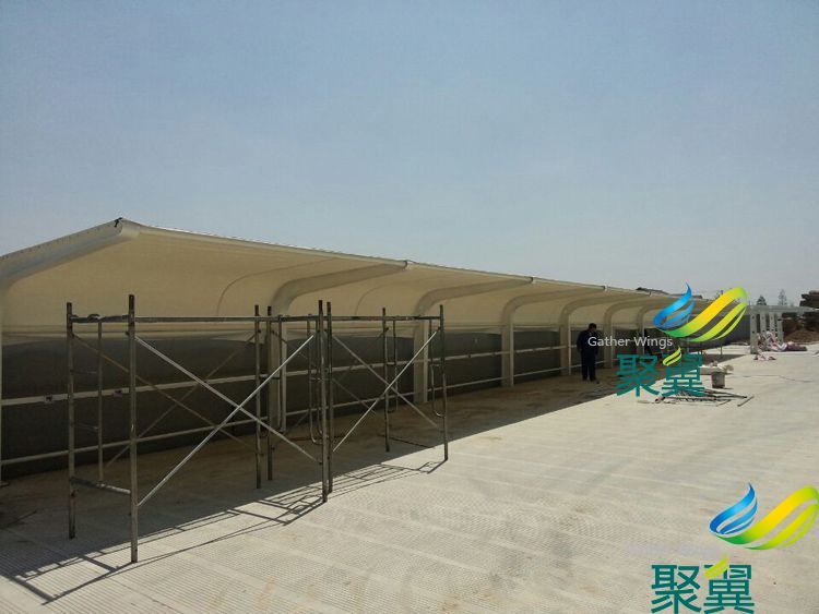 寧海膜結構車棚案例 廠家直銷 品質(zhì)保證 使用壽命長