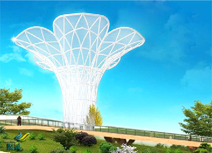 膜結構建筑膜材防紫外線 膜結構建筑造型優(yōu)美