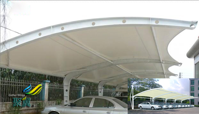 膜結(jié)構(gòu)車棚主要特點(diǎn)體現(xiàn)|大跨度空間