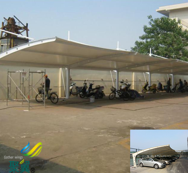 河北省南和縣膜結構車棚|膜結構車棚企業(yè)上門包送安裝