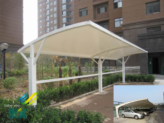 河北省順平縣膜結構車棚|膜結構車棚臨時性建筑節(jié)能環(huán)保