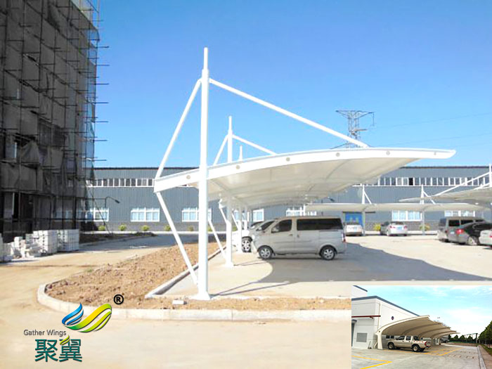 杭州膜結(jié)構(gòu)停汽自行車車棚價(jià)格廠家公司安裝